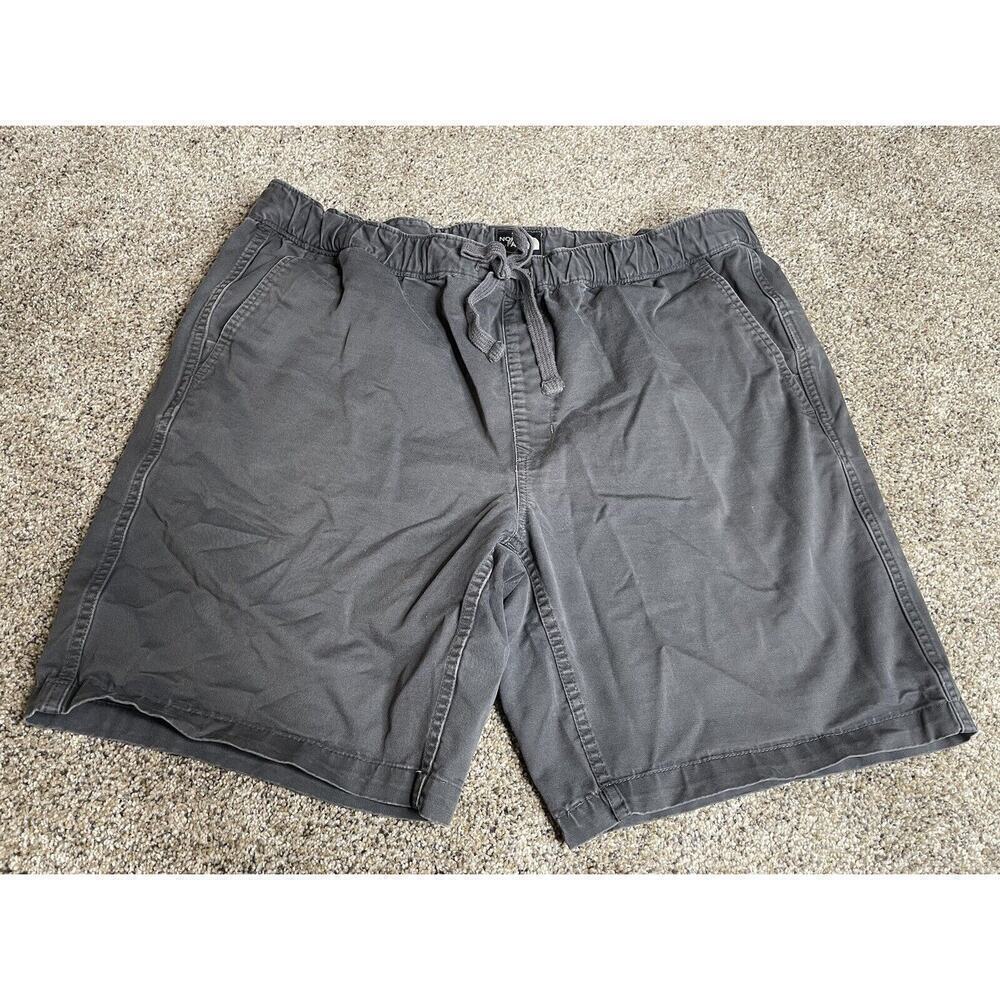 North Face Shorts Gray Heavy Knit Pockets Hiking Outdoors Mens XL